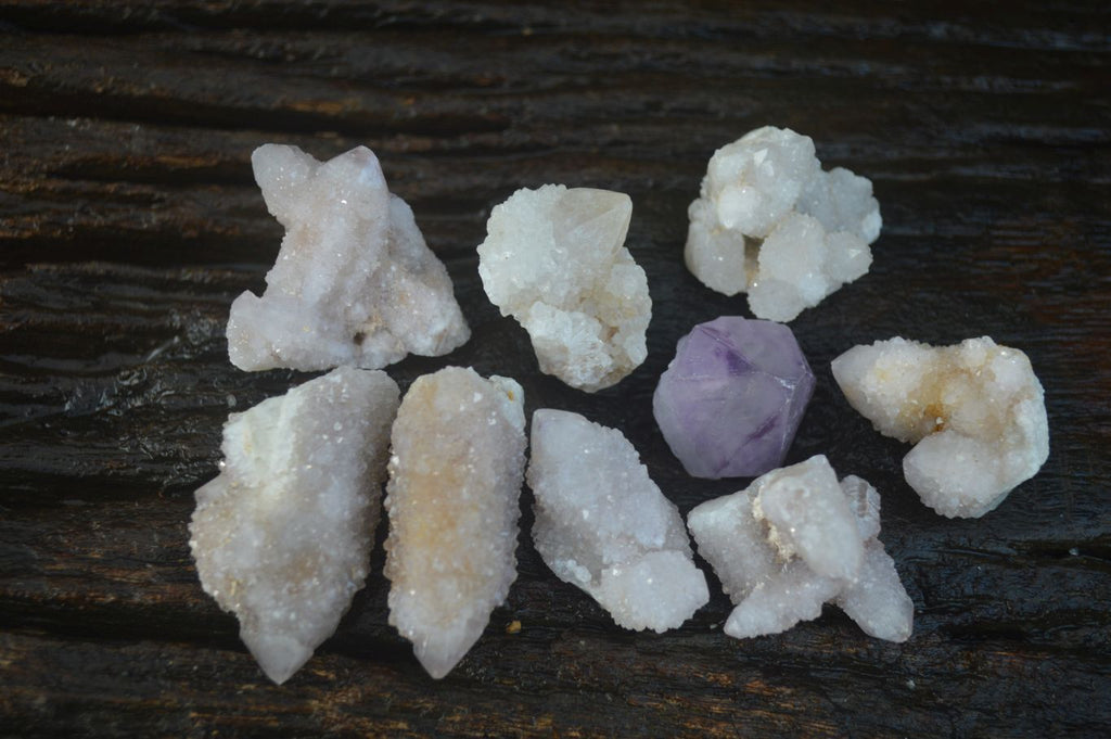 Natural Small Mixed Spirit Quartz Specimens  x 35 From Boekenhouthoek, South Africa - Toprock Gemstones and Minerals 