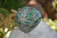 Polished Emerald In Matrix Standing Free Forms x 6 From Sandawana, Zimbabwe - TopRock
