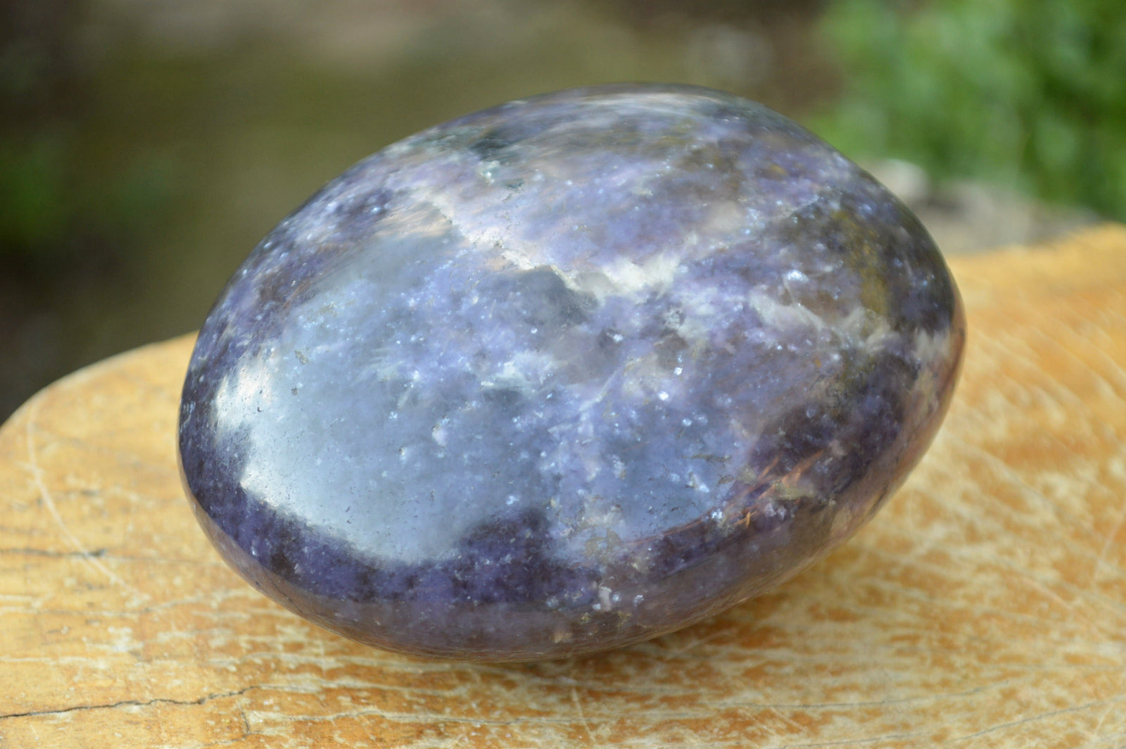 Polished Purple Lepidolite Standing Free Forms With Pink Tourmaline Inclusions  x 2 From Madagascar - TopRock