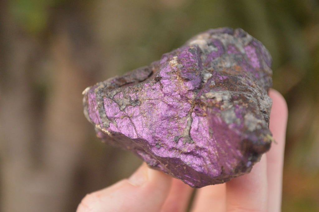Natural Metallic Purpurite Cobbed Specimens x 18 From Erongo, Namibia - Toprock Gemstones and Minerals 