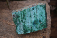 Natural Drusy Coated Chrysocolla & Malachite Dolomite Specimens x 2 From Likasi, Congo - Toprock Gemstones and Minerals 