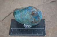 Polished Blue Shattuckite Free Forms  x 6 From Kaokoveld, Namibia - Toprock Gemstones and Minerals 