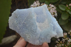 Natural Etched Blue Chalcedony Specimens  x 4 From Nsanje, Malawi - Toprock Gemstones and Minerals 