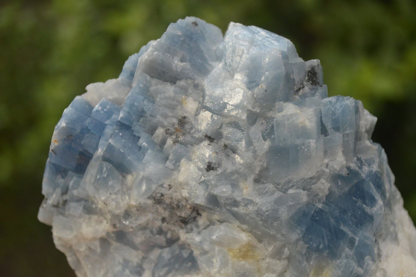 Natural New Sky Blue Calcite Specimens  x 15 From Spitzkop, Namibia - Toprock Gemstones and Minerals 
