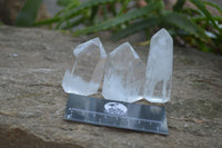 Polished Clear Quartz Crystal Points x 12 From Madagascar - Toprock Gemstones and Minerals 