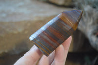 Polished Banded Iron Stone Points  x 3 From Prieska, Northern Cape - Toprock Gemstones and Minerals 