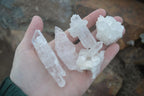 Natural Single Clear Quartz Crystals x 35 From Mpika, Zambia - Toprock Gemstones and Minerals 