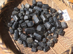 Natural Alluvial Schorl / Black Tourmaline Crystals - sold per kg - From Zimbabwe - TopRock