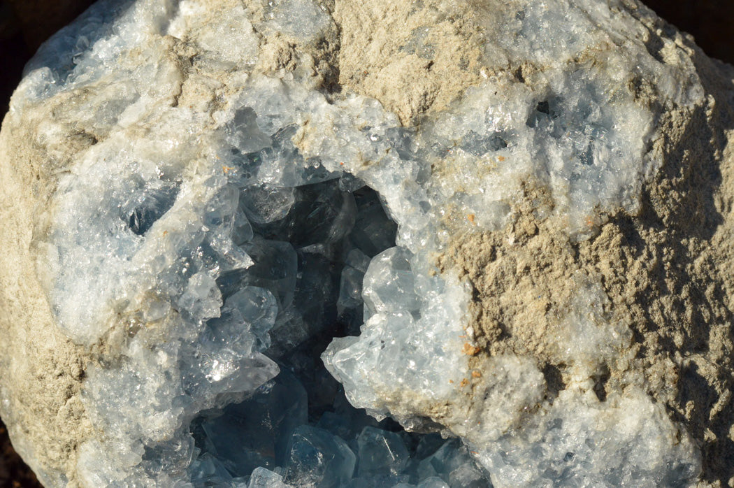 Natural Blue Celestite Geode Specimen  x 1 From Sakoany, Madagascar - TopRock