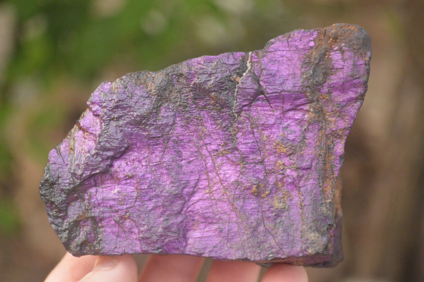 Natural Metallic Purpurite Cobbed Specimens x 18 From Erongo, Namibia - Toprock Gemstones and Minerals 