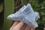 Natural Etched Blue Chalcedony Specimens  x 4 From Nsanje, Malawi - Toprock Gemstones and Minerals 