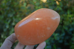 Polished Orange Twist Calcite Standing Free Forms  x 2 From Maevantanana, Madagascar - Toprock Gemstones and Minerals 