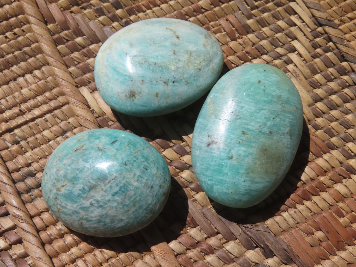 Polished Amazonite Gallets -  Sold per Kg  From Madagascar - TopRock