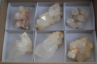 Natural Mixed Quartz Clusters  x 6 From Madagascar - Toprock Gemstones and Minerals 
