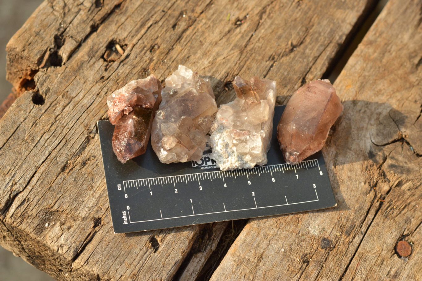 Natural Small Red Hematoid Quartz Crystals & Clusters  x 35 From Karoi, Zimbabwe - TopRock