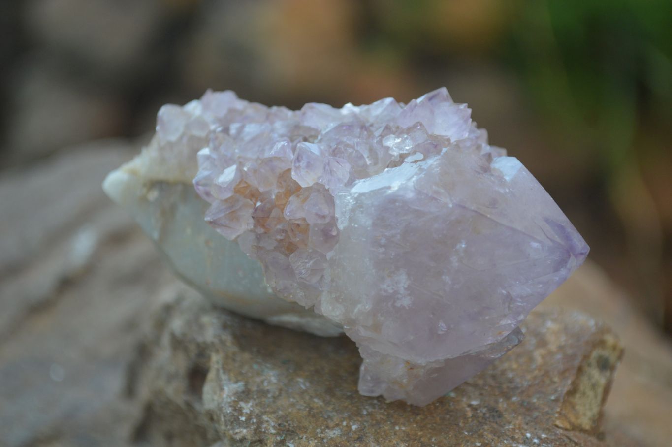 Natural Mixed Spirit Quartz Clusters  x 12 From Boekenhouthoek, South Africa - Toprock Gemstones and Minerals 