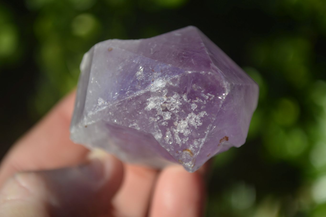 Natural Single Jacaranda Amethyst Crystals x 12 From Zambia - Toprock Gemstones and Minerals 