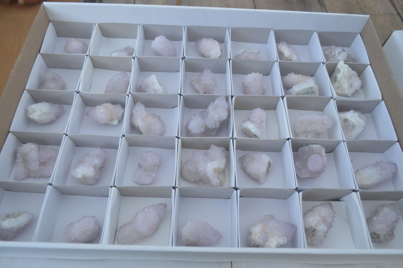 Natural Pale Lilac Spirit Quartz Crystals x 35 From Boekenhouthoek, South Africa - Toprock Gemstones and Minerals 