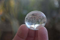 Polished Small Semi Optic Rock Crystal Galet / Palm Stones x 70 From Madagascar - Toprock Gemstones and Minerals 