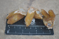 Natural Golden Limonite Solar Spirit Quartz Clusters / Crystals  x 35 From Boekenhouthoek, South Africa - Toprock Gemstones and Minerals 