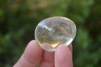 Polished Small Semi Optic Rock Crystal Galet / Palm Stones x 70 From Madagascar - Toprock Gemstones and Minerals 