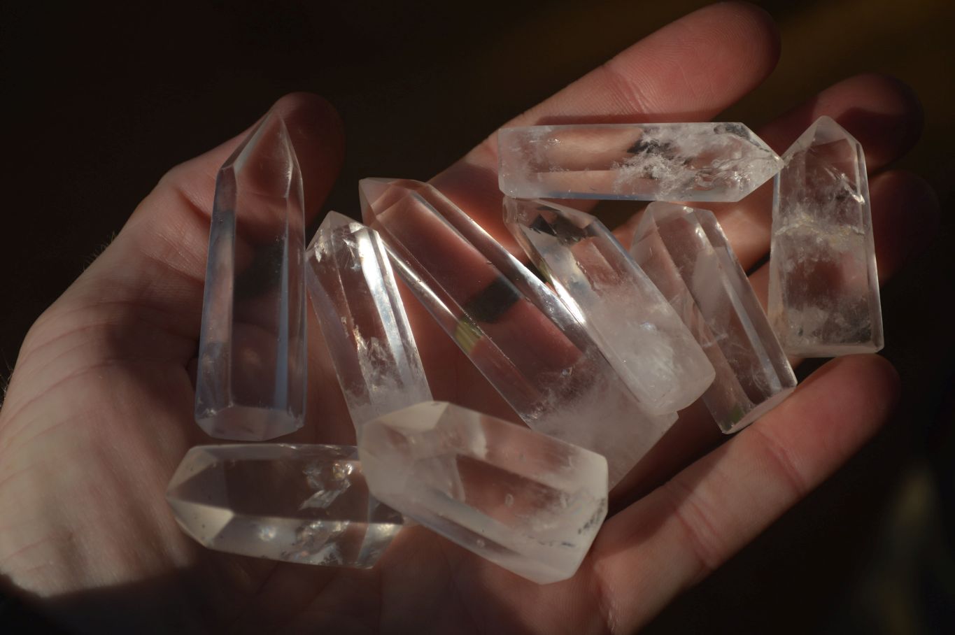 Polished Clear Quartz Crystal Points x 35 From Madagascar - Toprock Gemstones and Minerals 