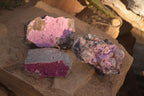 Natural Pink Salrose Cobaltion Dolomite Specimens  x 3 From Kakanda, Congo - Toprock Gemstones and Minerals 