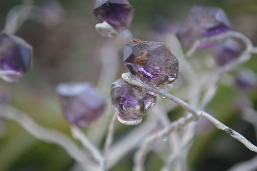 Hand Made Amethyst Gemstone Art Baobab Tree  x 1 From South Africa - Toprock Gemstones and Minerals 