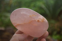 Polished Gemmy Pink Rose Quartz Standing Free Forms  x 3 From Ambatondrazaka, Madagascar - TopRock