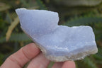 Natural Blue Lace Agate Geode Specimens x 6 From Nsanje, Malawi - Toprock Gemstones and Minerals 