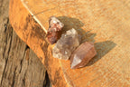 Natural Small Red Hematoid Quartz Crystals & Clusters  x 35 From Karoi, Zimbabwe - TopRock