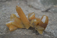 Natural Golden Limonite Solar Spirit Quartz Clusters / Crystals  x 35 From Boekenhouthoek, South Africa - Toprock Gemstones and Minerals 