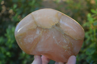 Polished Orange Twist Calcite Standing Free Forms  x 2 From Maevantanana, Madagascar - Toprock Gemstones and Minerals 