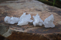 Natural Single Clear Quartz Crystals x 35 From Mpika, Zambia - Toprock Gemstones and Minerals 