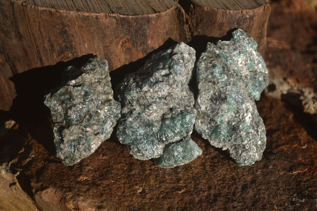 Natural Rare Emerald Mica In Matrix Cobbed Specimens x 24 From Mutoko, Zimbabwe - Toprock Gemstones and Minerals 