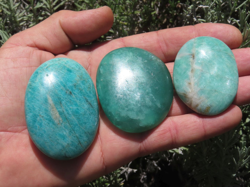 Polished Amazonite Gallets -  Sold per Kg  From Madagascar - TopRock