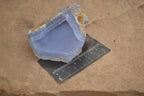 Natural Blue Lace Agate Geode Specimens x 6 From Nsanje, Malawi - Toprock Gemstones and Minerals 