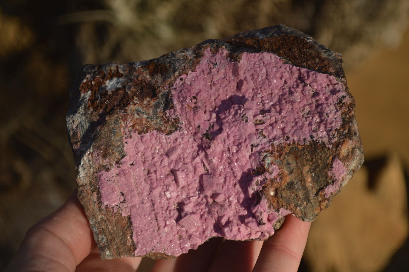 Natural Pink Salrose Cobaltion Dolomite Specimens  x 3 From Kakanda, Congo - Toprock Gemstones and Minerals 