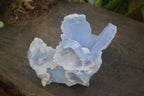 Natural Etched Blue Chalcedony Specimens  x 2 From Nsanje, Malawi - Toprock Gemstones and Minerals 