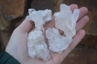 Natural Single Clear Quartz Crystals x 35 From Mpika, Zambia - Toprock Gemstones and Minerals 
