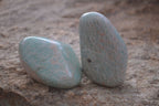 Polished Amazonite Free Forms  x 12 From Zimbabwe - Toprock Gemstones and Minerals 