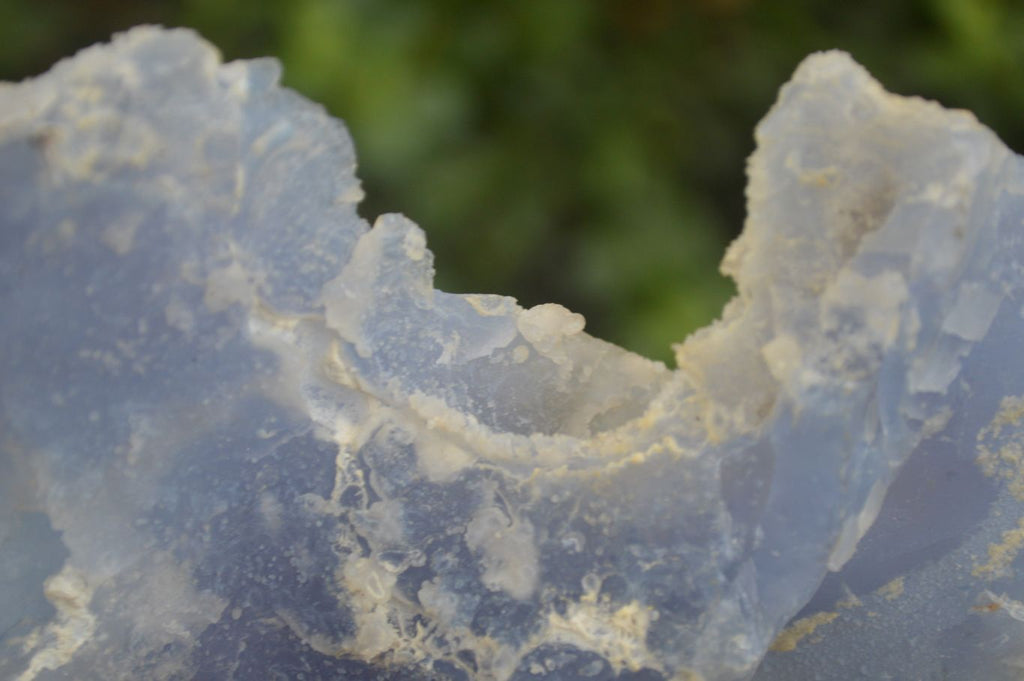 Natural Etched Blue Chalcedony Specimens  x 2 From Nsanje, Malawi - Toprock Gemstones and Minerals 