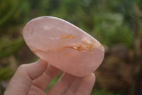 Polished Gemmy Pink Rose Quartz Standing Free Forms  x 3 From Ambatondrazaka, Madagascar - TopRock