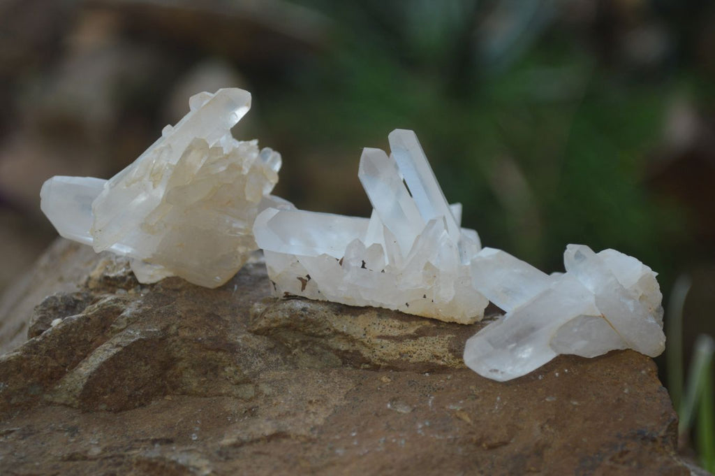 Natural Mixed Quartz Clusters  x 35 From Madagascar - Toprock Gemstones and Minerals 