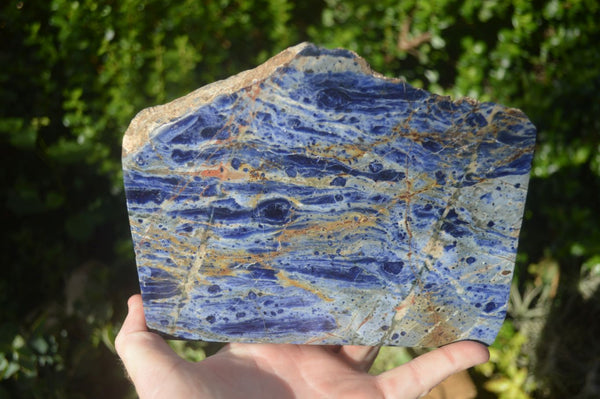 Polished Standing Sodalite Slab  x 1 From Namibia - Toprock Gemstones and Minerals 