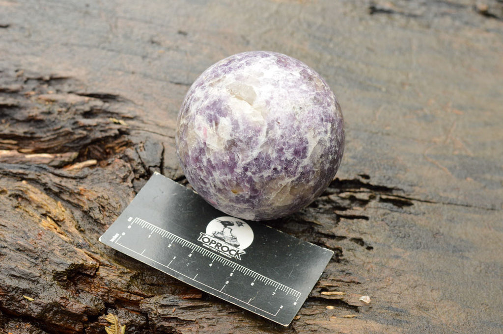 Polished Purple Lepidolite Mica Spheres  x 4 From Madagascar - TopRock
