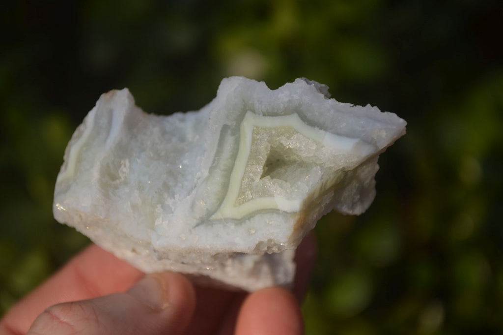Natural Etched Blue Chalcedony Specimens x 12 From Nsanje, Malawi - Toprock Gemstones and Minerals 