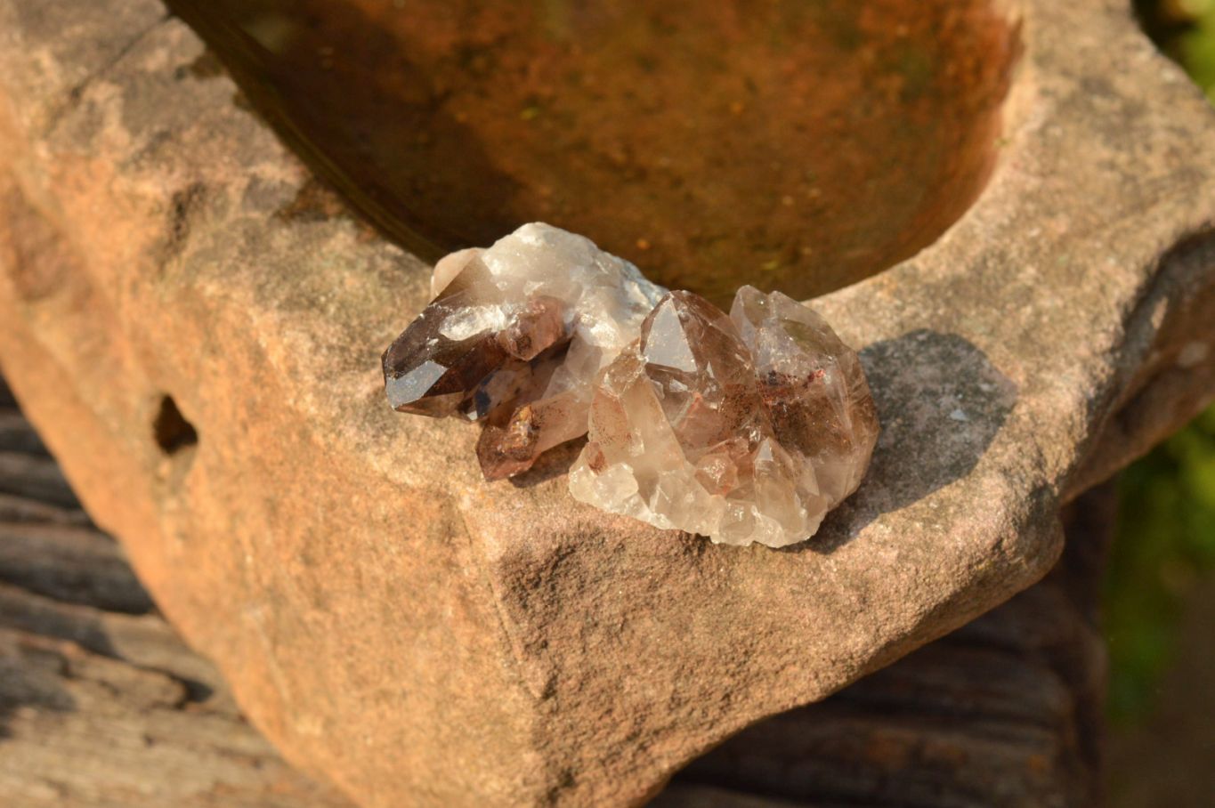 Natural Small Red Hematoid Quartz Crystals & Clusters  x 35 From Karoi, Zimbabwe - TopRock