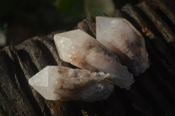 Natural Single Pineapple Candle Quartz Crystals  x 35 From Antsirabe, Madagascar - Toprock Gemstones and Minerals 