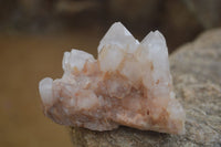 Natural Mixed Quartz Clusters  x 6 From Madagascar - Toprock Gemstones and Minerals 